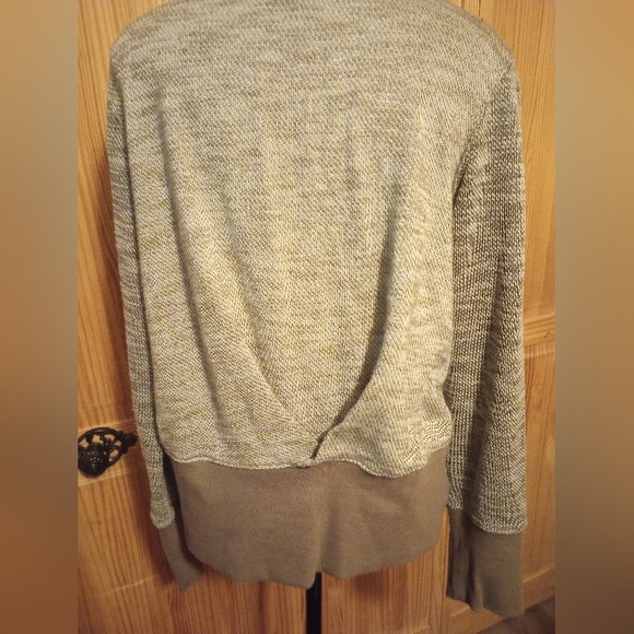 Matilda Jane Olive Zip Up with Navy Trim - Picture 11 of 11